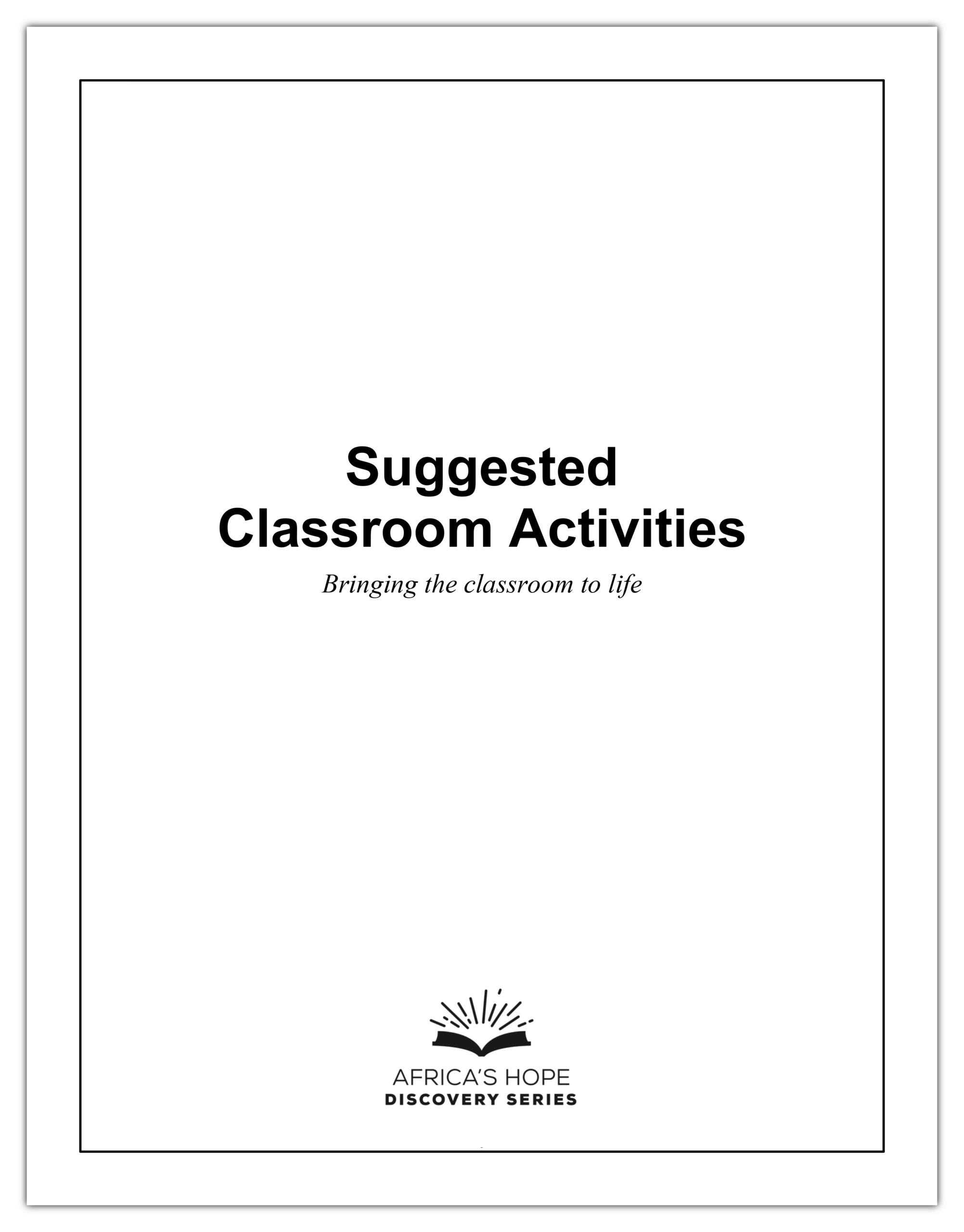 Suggested Classroom Activities