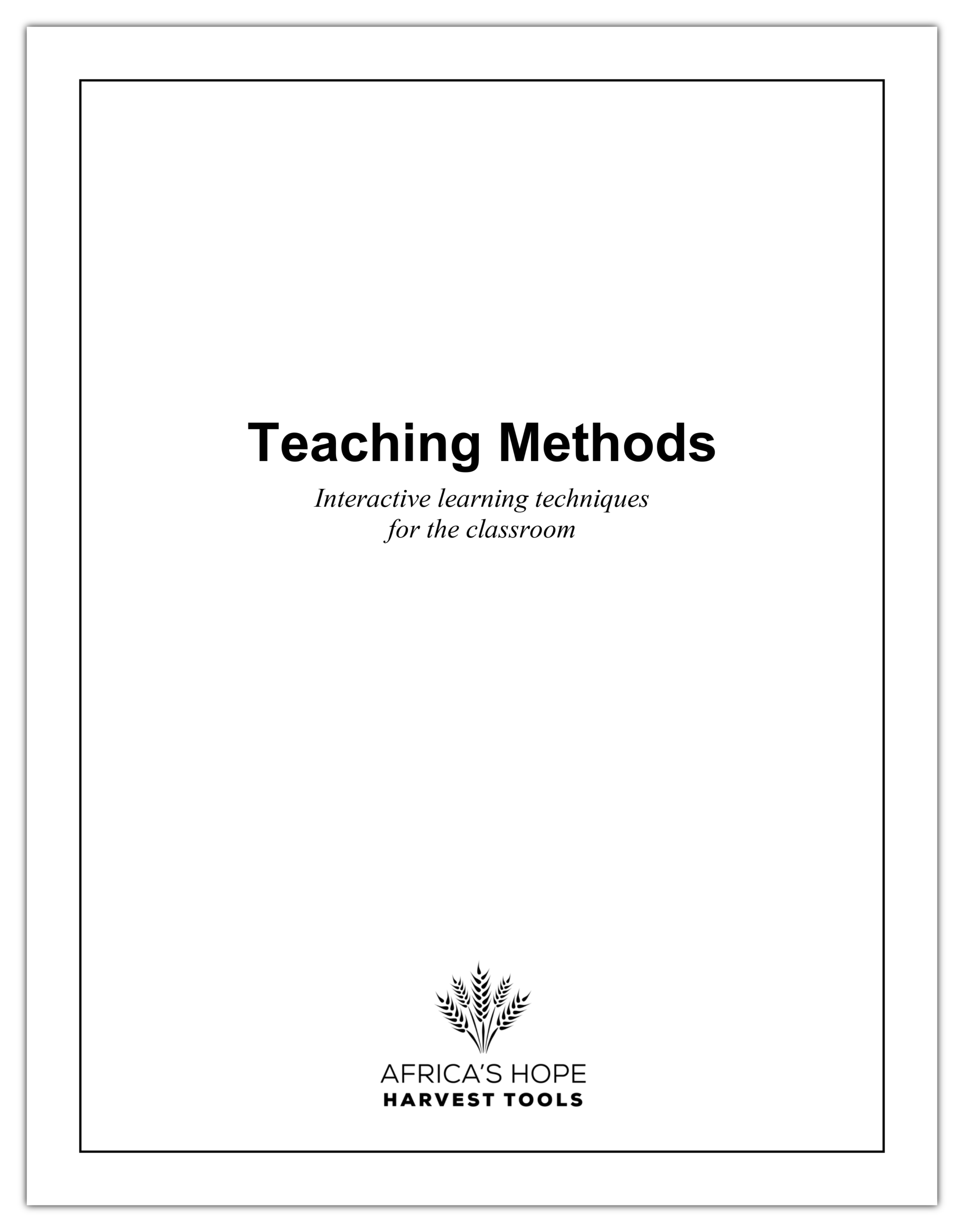 Teaching Methods