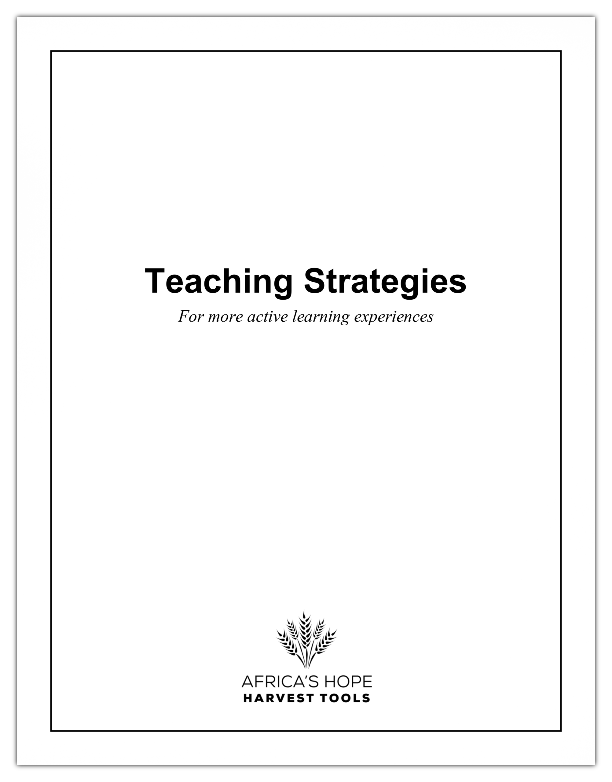 Teaching Strategies